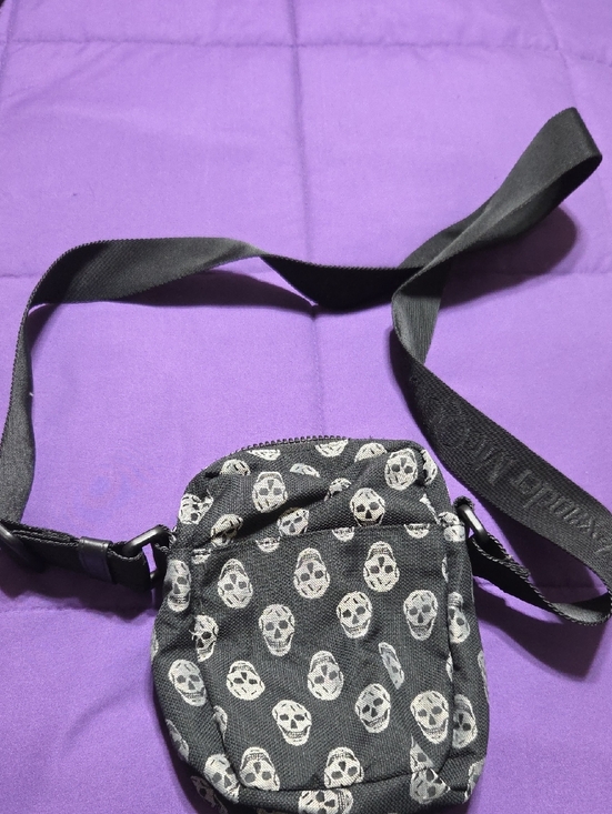 Alexander McQueen Other - Alexander McQueen Black Branded Jacquard Skull Bag